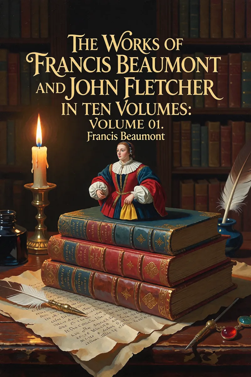 Cover of The Works of Francis Beaumont and John Fletcher in Ten Volumes: Volume 01. by Francis Beaumont