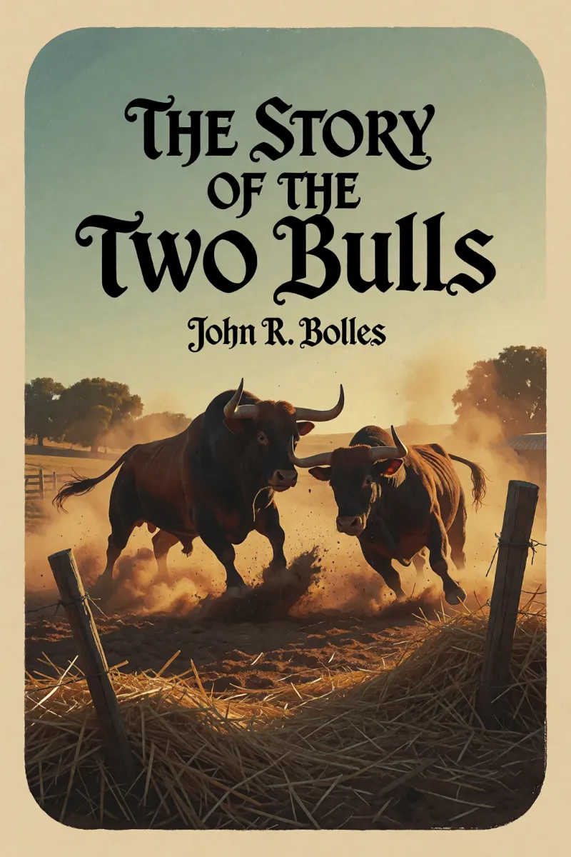 Cover of The Story of the Two Bulls by John R. Bolles