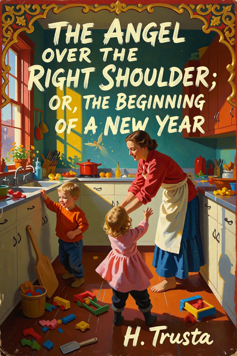 Cover of The Angel Over the Right Shoulder; Or, The Beginning of a New Year by H. Trusta