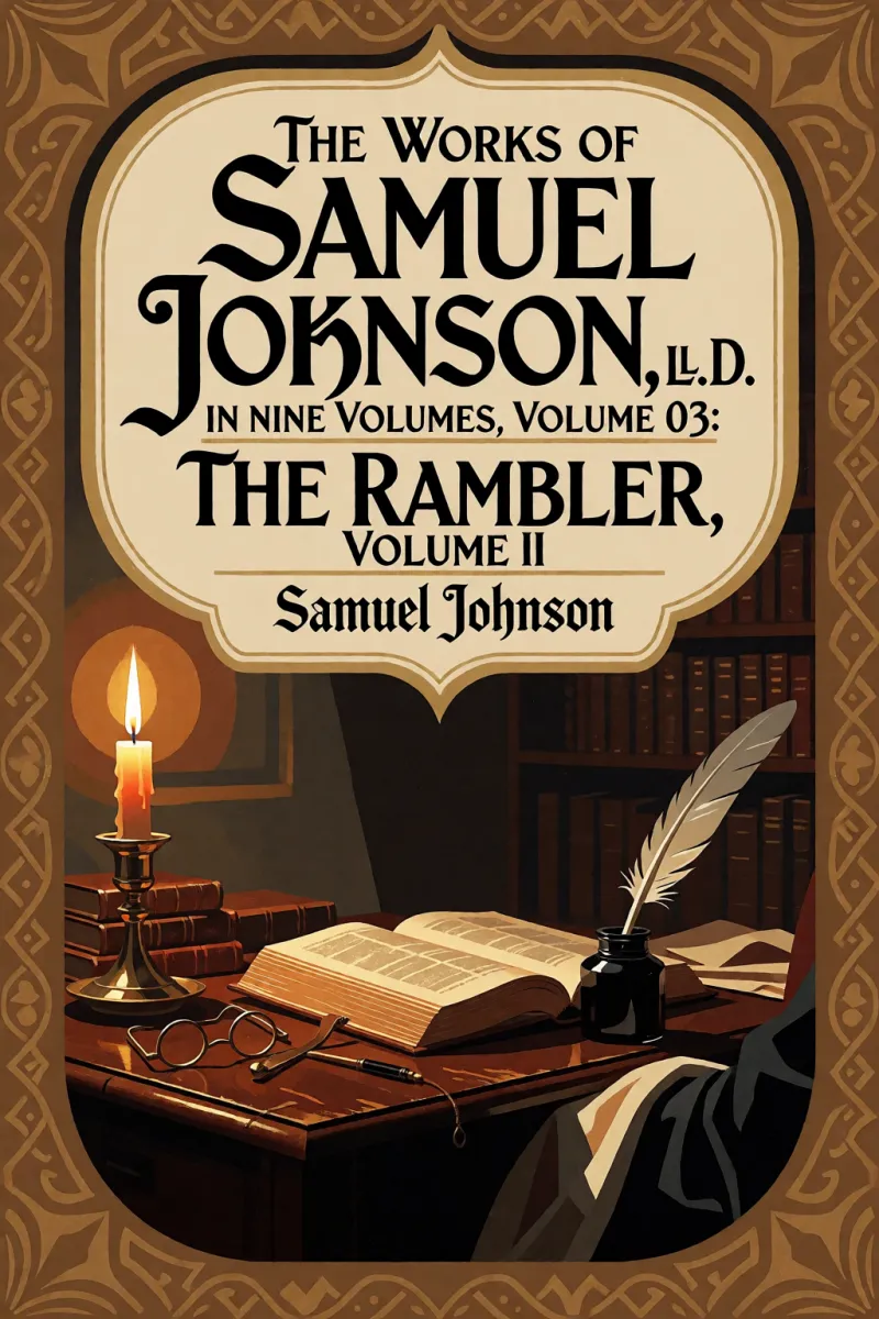 Cover of The Works of Samuel Johnson, LL.D. in Nine Volumes, Volume 03: The Rambler, Volume II by Samuel Johnson