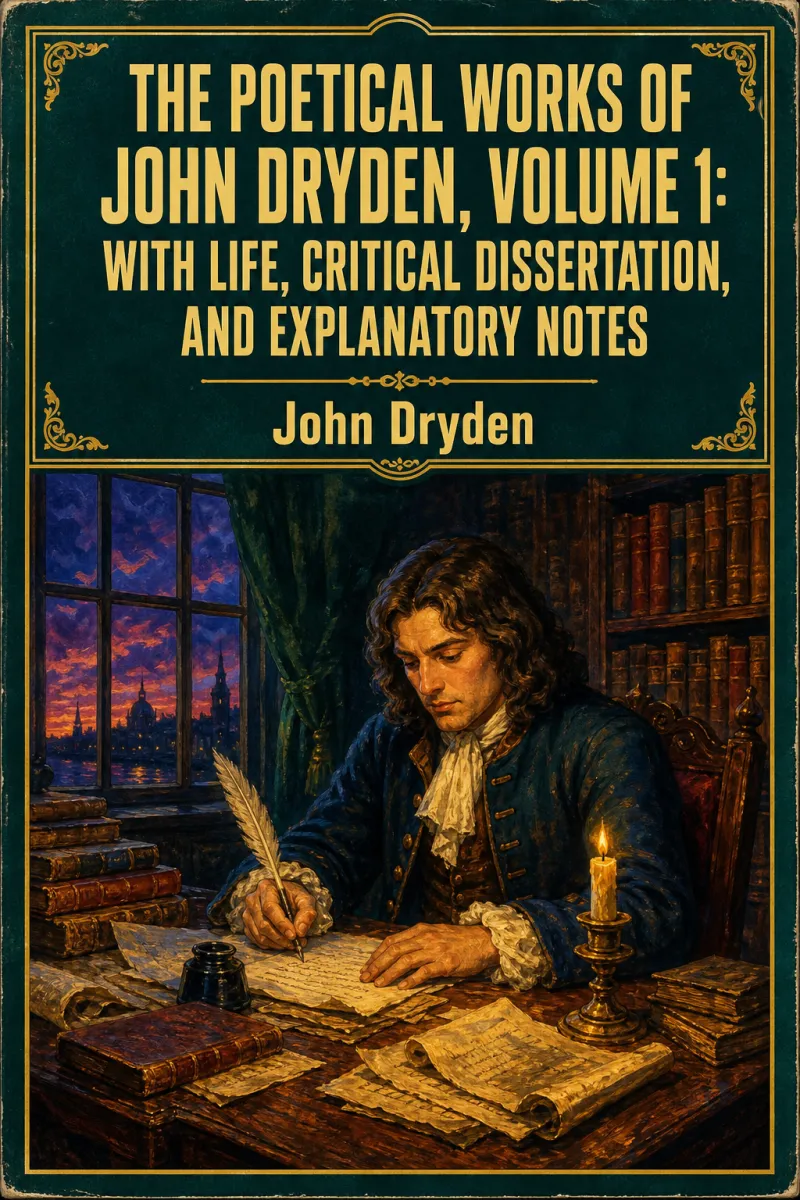 Cover of The Poetical Works of John Dryden, Volume 1: With Life, Critical Dissertation, and Explanatory Notes by John Dryden