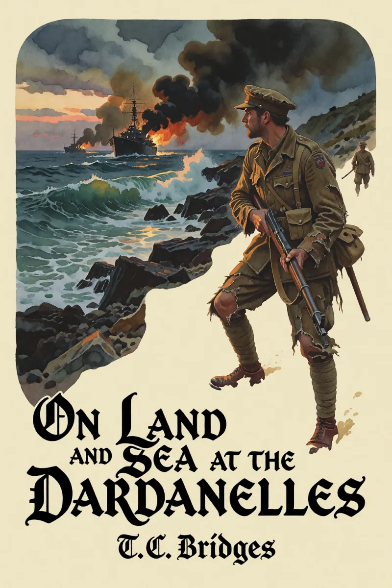 Cover of On Land and Sea at the Dardanelles by T. C. Bridges