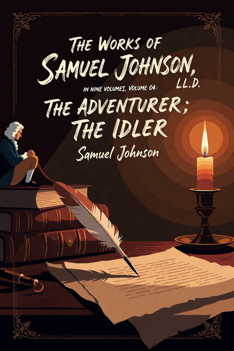 Cover of The Works of Samuel Johnson, LL.D. in Nine Volumes, Volume 04: The Adventurer; The Idler by Samuel Johnson