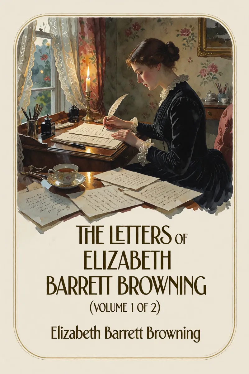 Cover of The Letters of Elizabeth Barrett Browning (Volume 1 of 2) by Elizabeth Barrett Browning