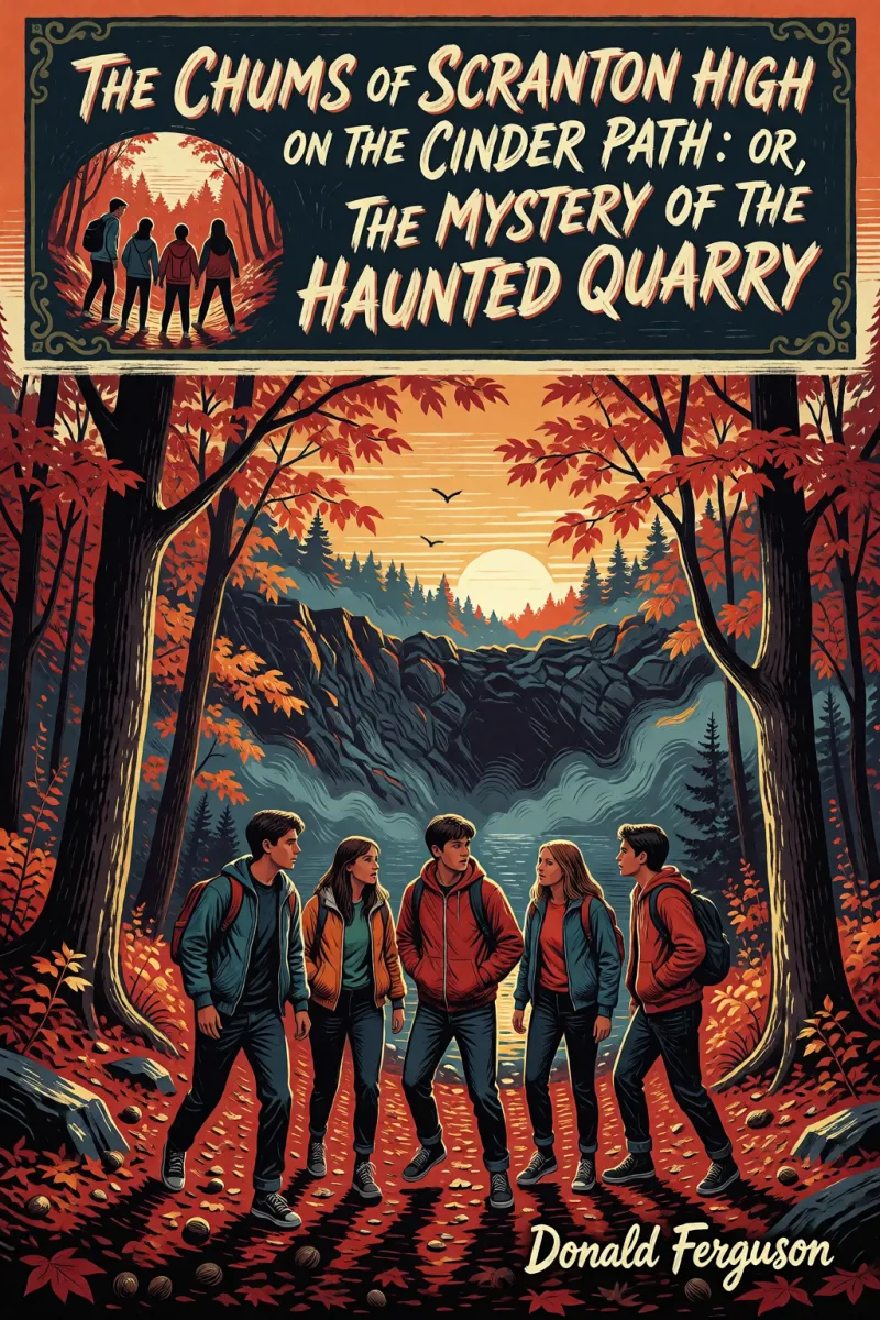 Cover of The Chums of Scranton High on the Cinder Path: Or, The Mystery of the Haunted Quarry by Donald Ferguson