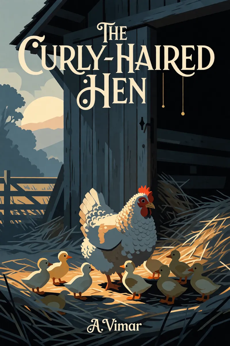 Cover of The Curly-Haired Hen by A. Vimar