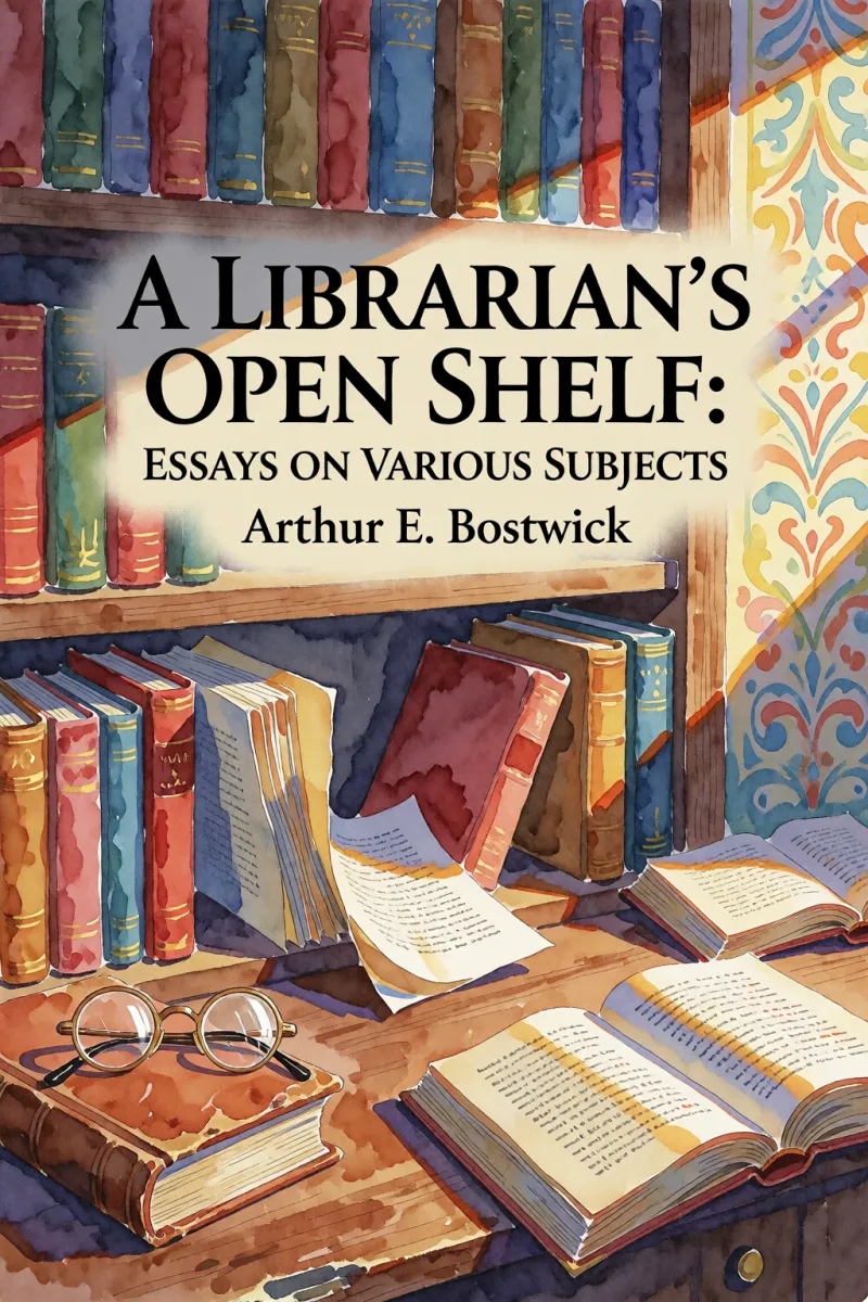 Cover of A Librarian's Open Shelf: Essays on Various Subjects by Arthur E. Bostwick