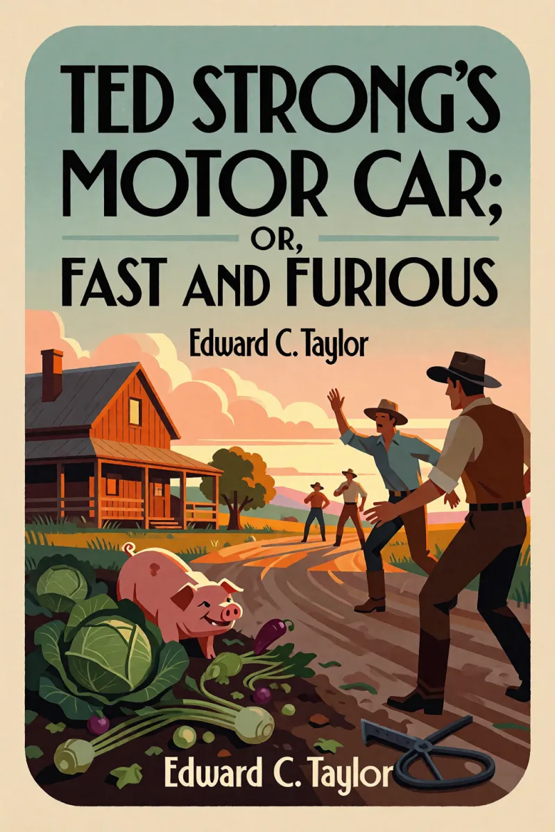 Cover of Ted Strong's Motor Car: Or, Fast and Furious by Edward C. Taylor