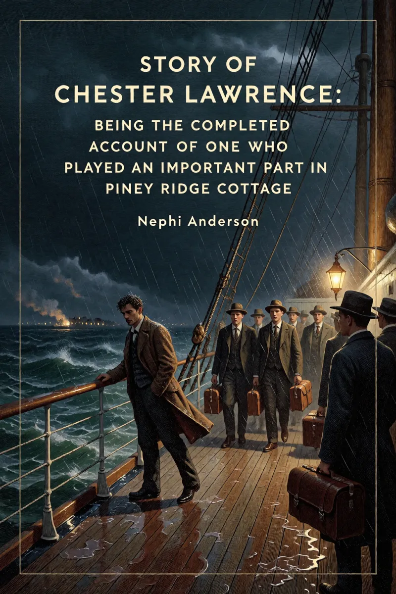 Cover of Story of Chester Lawrence: Being the Completed Account of One who Played an Important Part in "Piney Ridge Cottage" by Nephi Anderson
