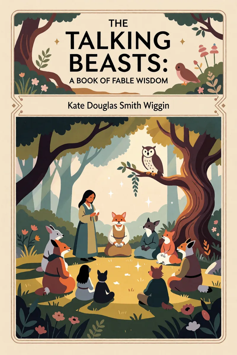 Cover of The Talking Beasts: A Book of Fable Wisdom by Kate Douglas Smith Wiggin