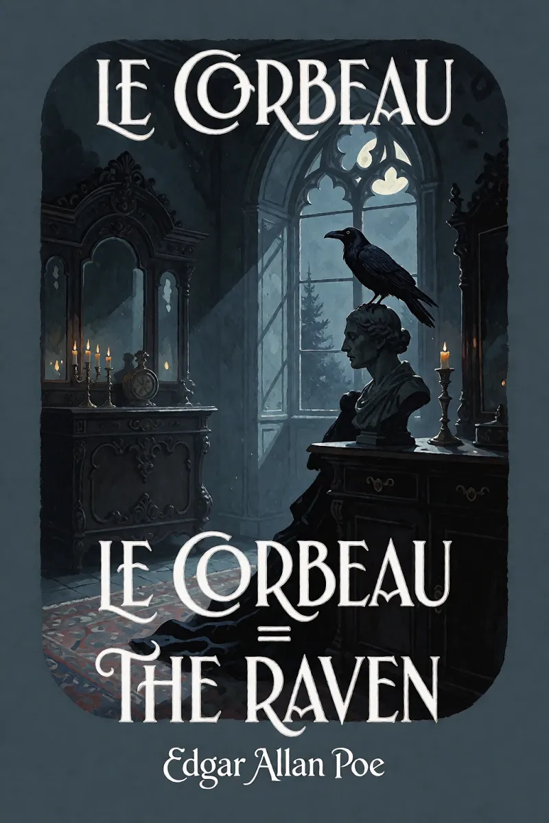 Cover of Le Corbeau = The Raven by Edgar Allan Poe