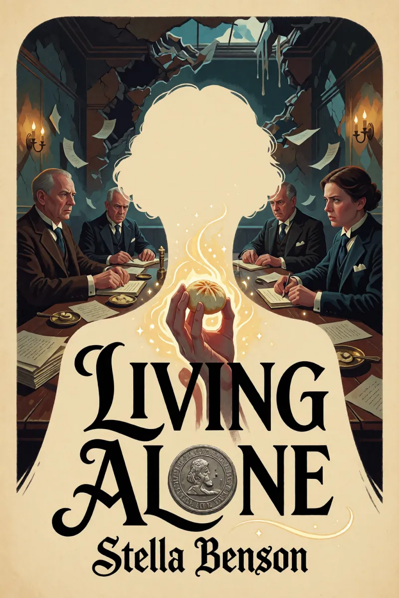 Cover of Living Alone by Stella Benson