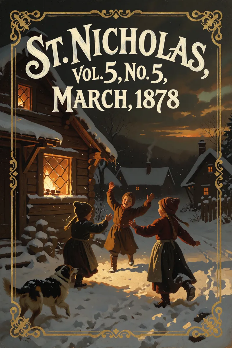 Cover of St. Nicholas, Vol. 5, No. 5, March, 1878 by Various