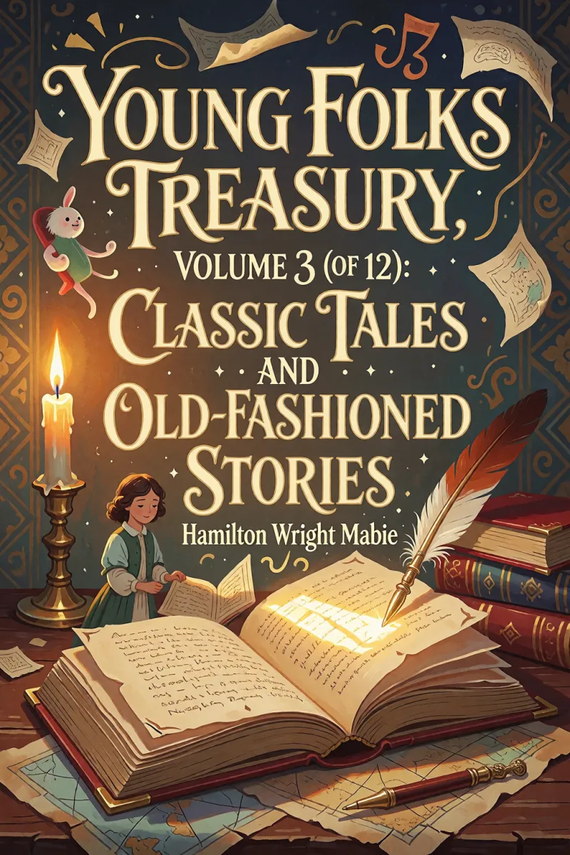 Cover of Young Folks Treasury, Volume 3 (of 12): Classic Tales and Old-Fashioned Stories by Hamilton Wright Mabie