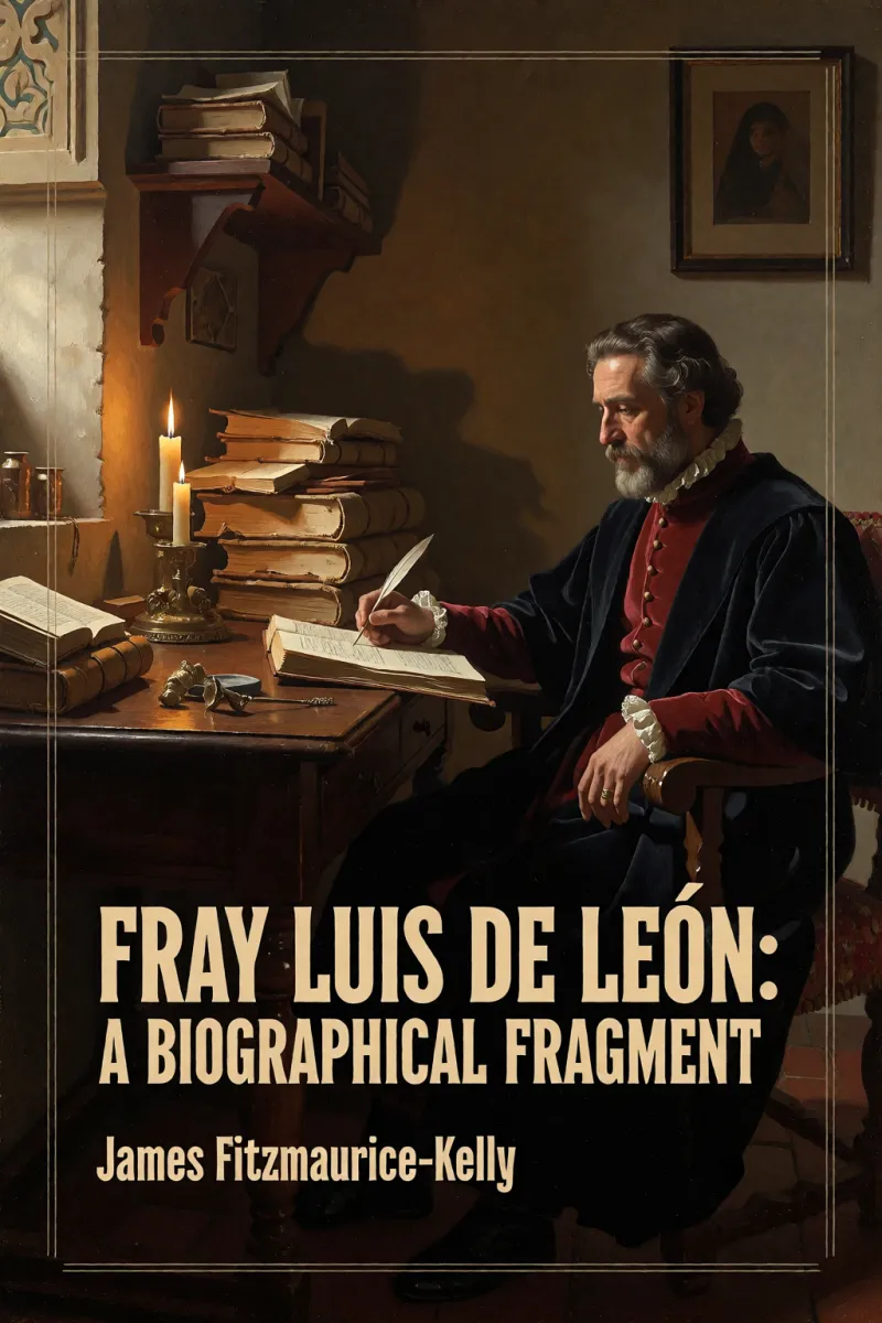 Cover of Fray Luis de León: A Biographical Fragment by James Fitzmaurice-Kelly