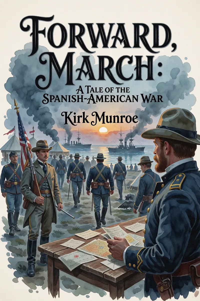 Cover of "Forward, March": A Tale of the Spanish-American War by Kirk Munroe