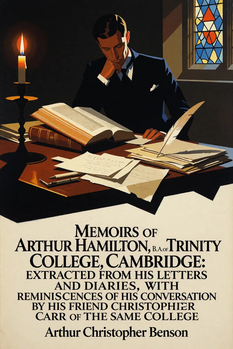 Cover of Memoirs of Arthur Hamilton, B. A. of Trinity College, Cambridge: Extracted from His Letters and Diaries, with Reminiscences of His Conversation by His Friend Christopher Carr of the Same College by Arthur Christopher Benson
