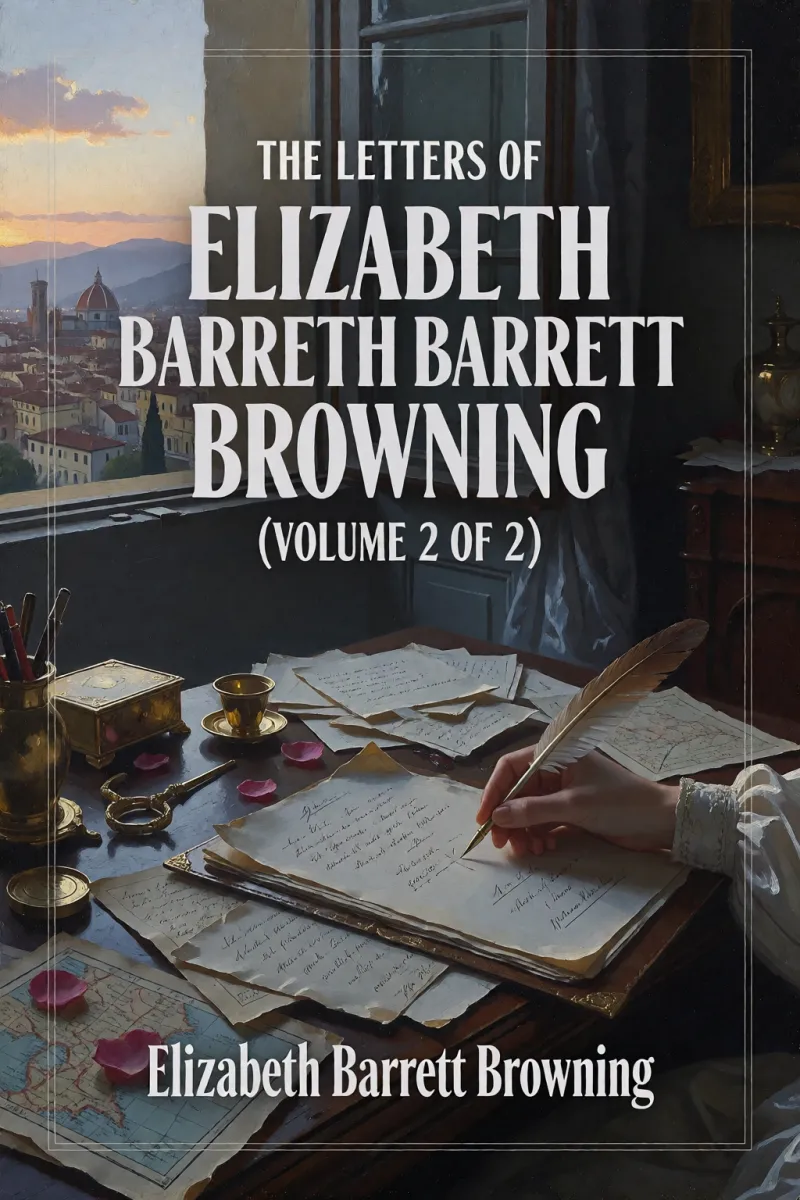 Cover of The Letters of Elizabeth Barrett Browning (Volume 2 of 2) by Elizabeth Barrett Browning