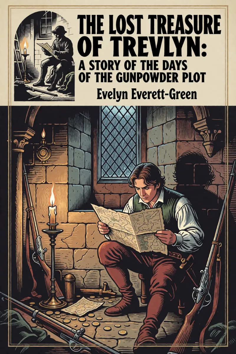 Cover of The Lost Treasure of Trevlyn: A Story of the Days of the Gunpowder Plot by Evelyn Everett-Green