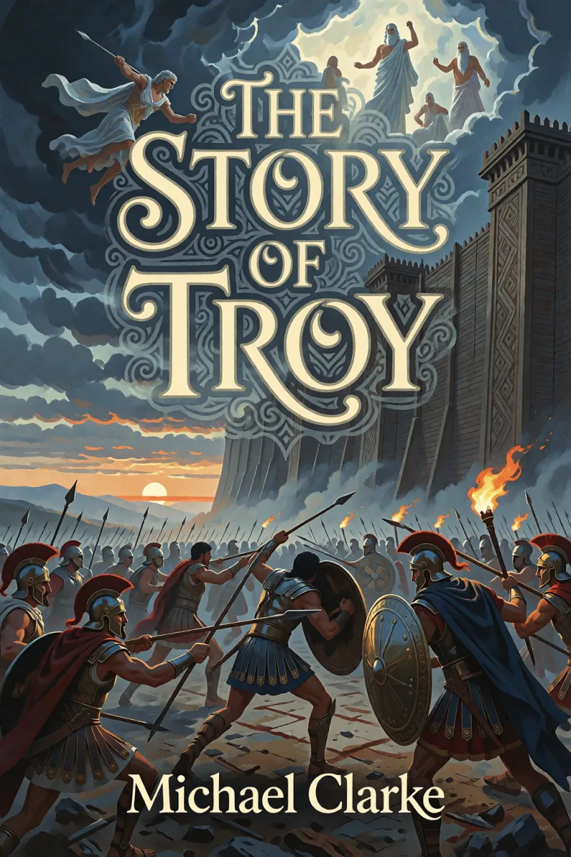 Cover of The Story of Troy by Michael Clarke