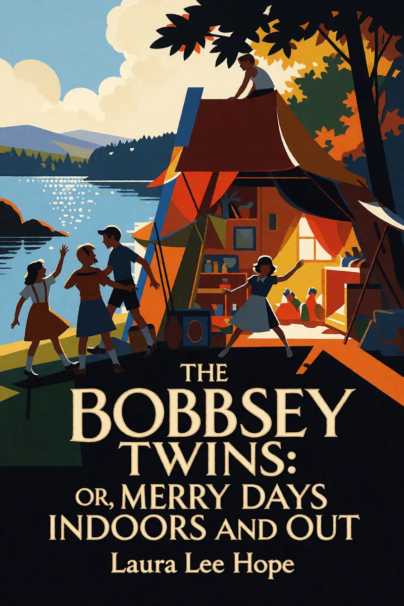 Cover of The Bobbsey Twins: Or, Merry Days Indoors and Out by Laura Lee Hope