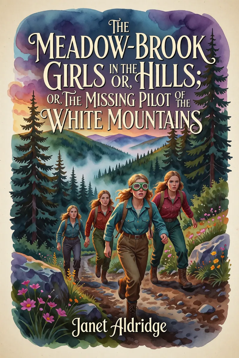 Cover of The Meadow-Brook Girls in the Hills; Or, The Missing Pilot of the White Mountains by Janet Aldridge