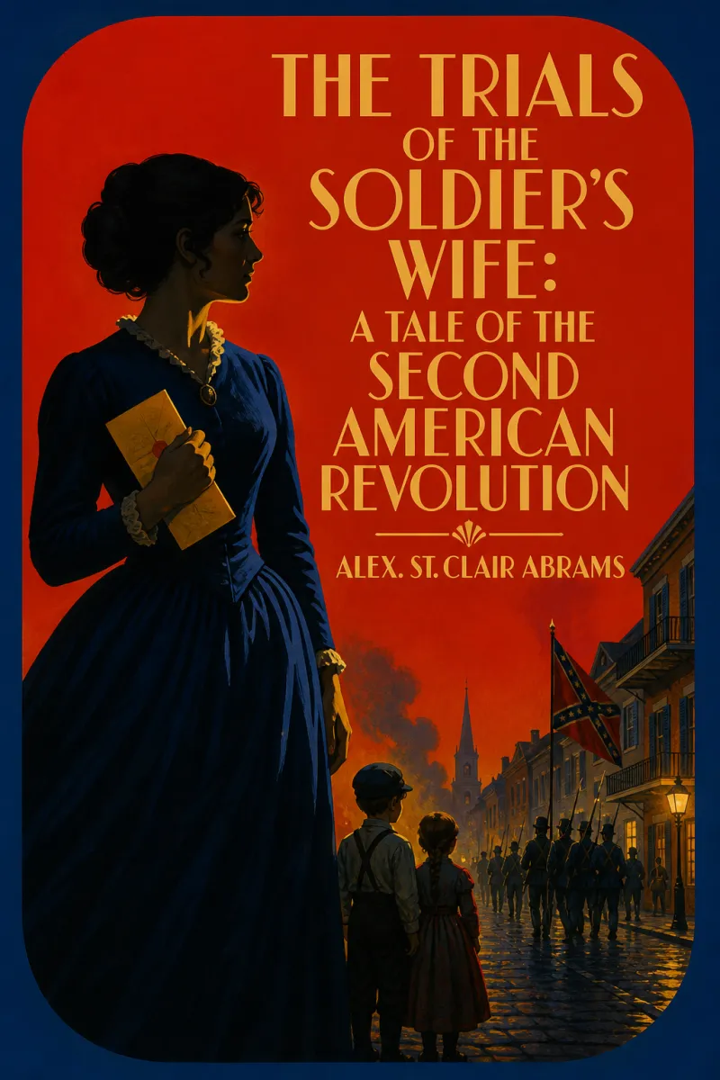 Cover of The Trials of the Soldier's Wife: A Tale of the Second American Revolution by Alex. St. Clair Abrams