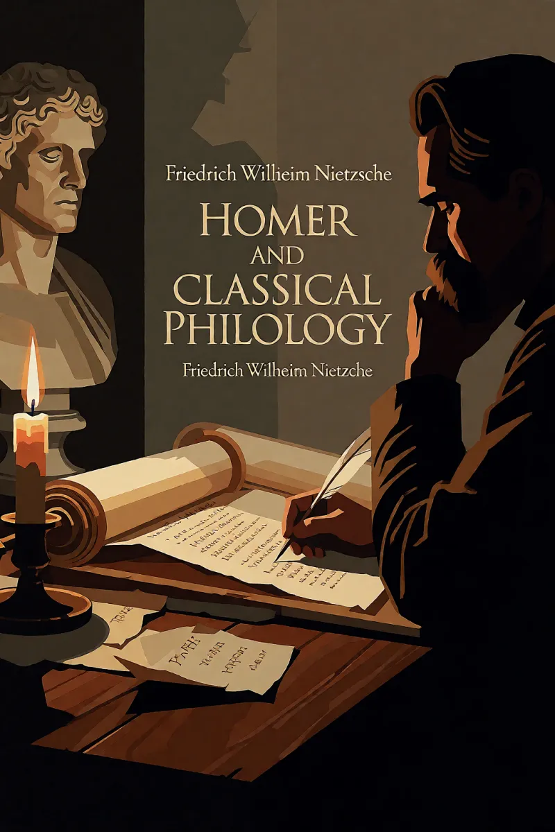 Cover of Homer and Classical Philology by Friedrich Wilhelm Nietzsche