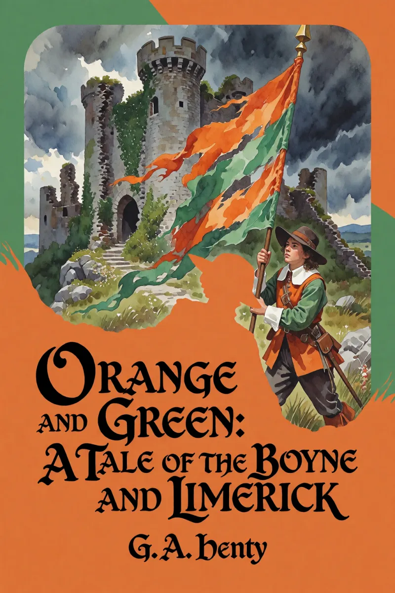 Cover of Orange and Green: A Tale of the Boyne and Limerick by G. A. Henty