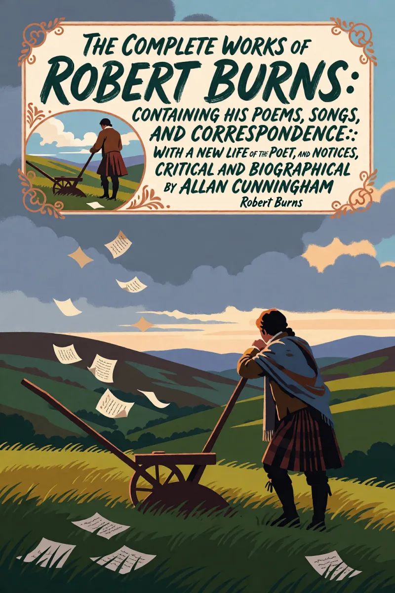 Cover of The Complete Works of Robert Burns: Containing his Poems, Songs, and Correspondence.: With a New Life of the Poet, and Notices, Critical and Biographical by Allan Cunningham by Robert Burns