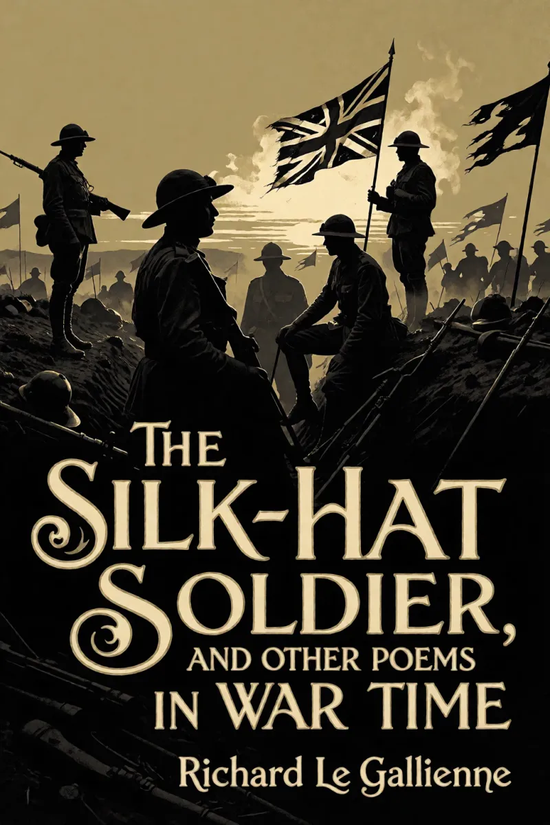 Cover of The Silk-Hat Soldier, and Other Poems in War Time by Richard Le Gallienne