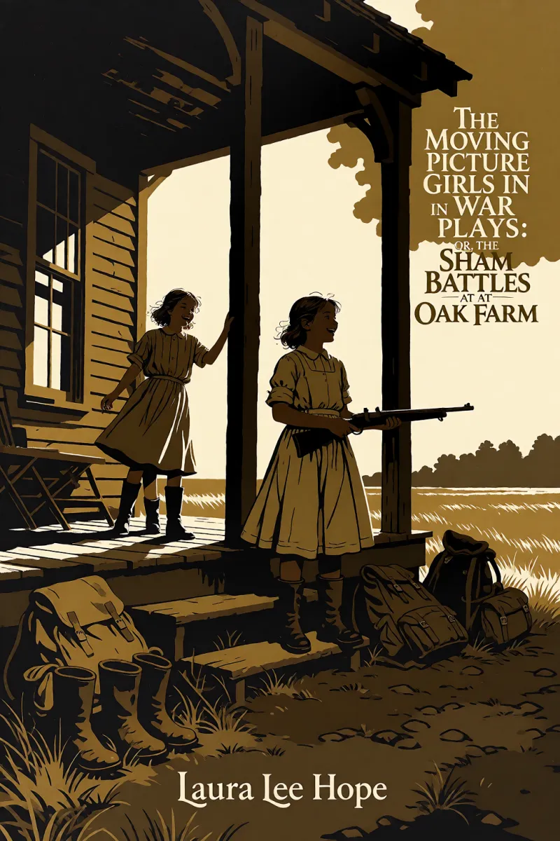 Cover of The Moving Picture Girls in War Plays: Or, The Sham Battles at Oak Farm by Laura Lee Hope