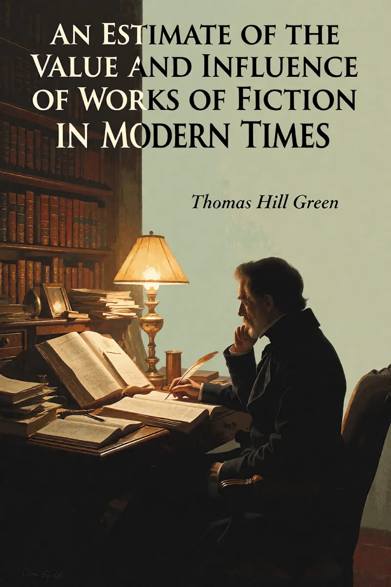 Cover of An Estimate of the Value and Influence of Works of Fiction in Modern Times by Thomas Hill Green