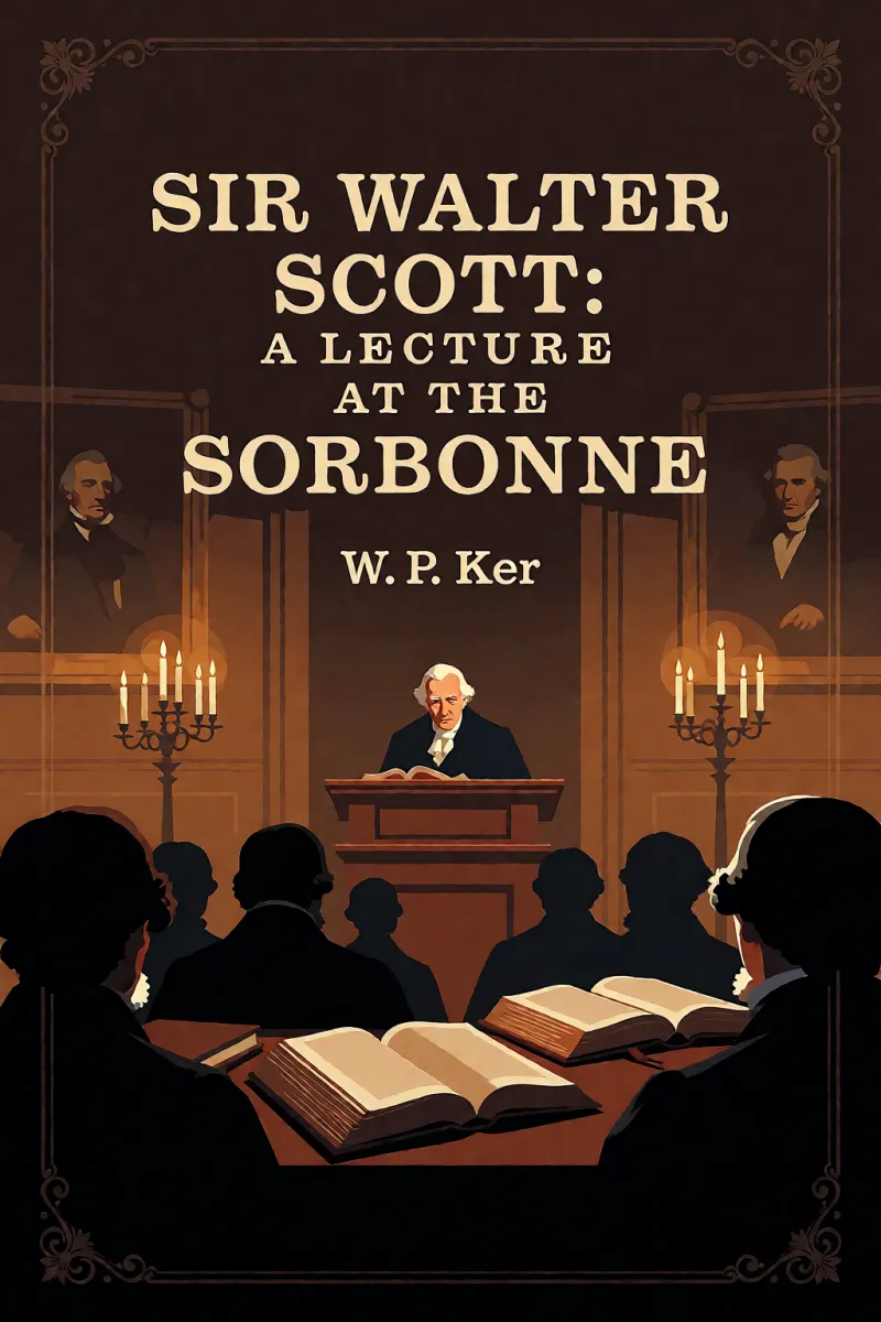 Cover of Sir Walter Scott: A Lecture at the Sorbonne by W. P. Ker