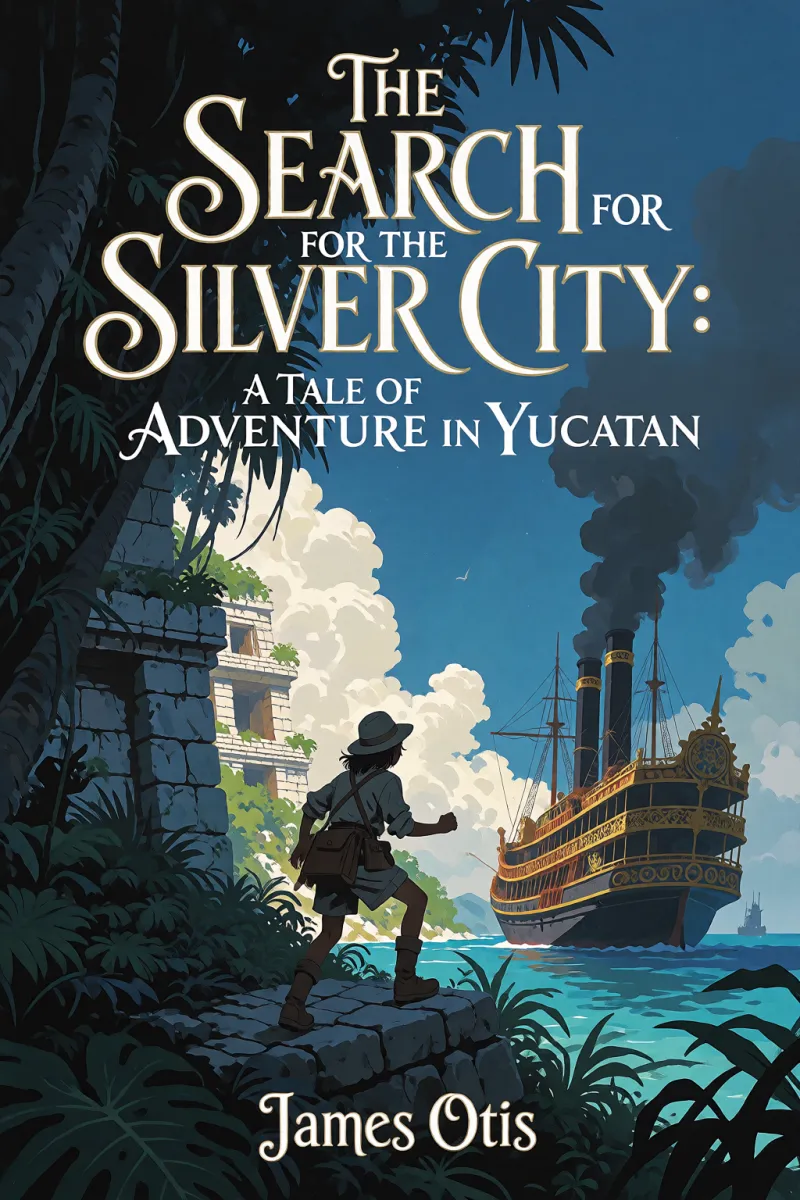 Cover of The Search for the Silver City: A Tale of Adventure in Yucatan by James Otis