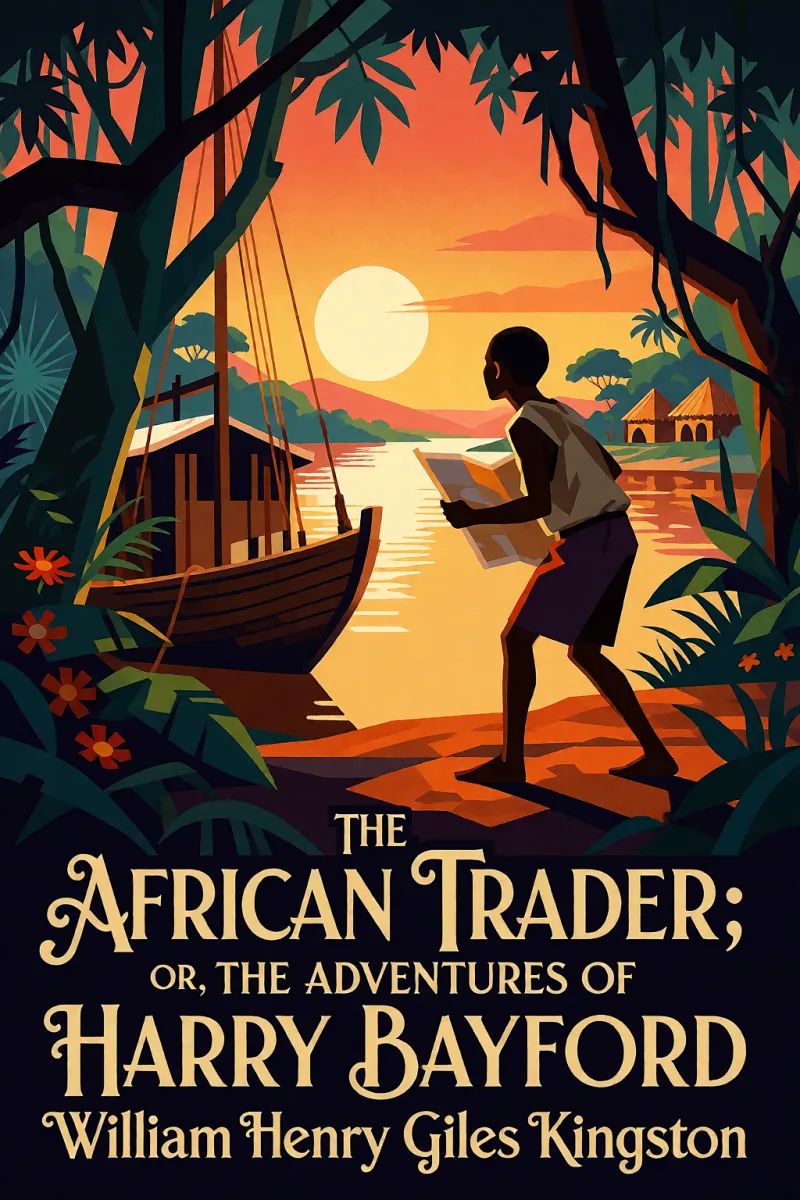 Cover of The African Trader; Or, The Adventures of Harry Bayford by William Henry Giles Kingston