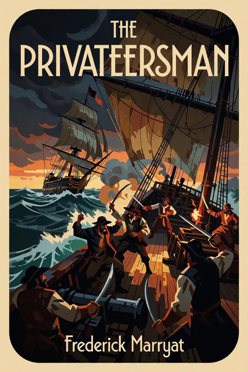 Cover of The Privateersman by Frederick Marryat