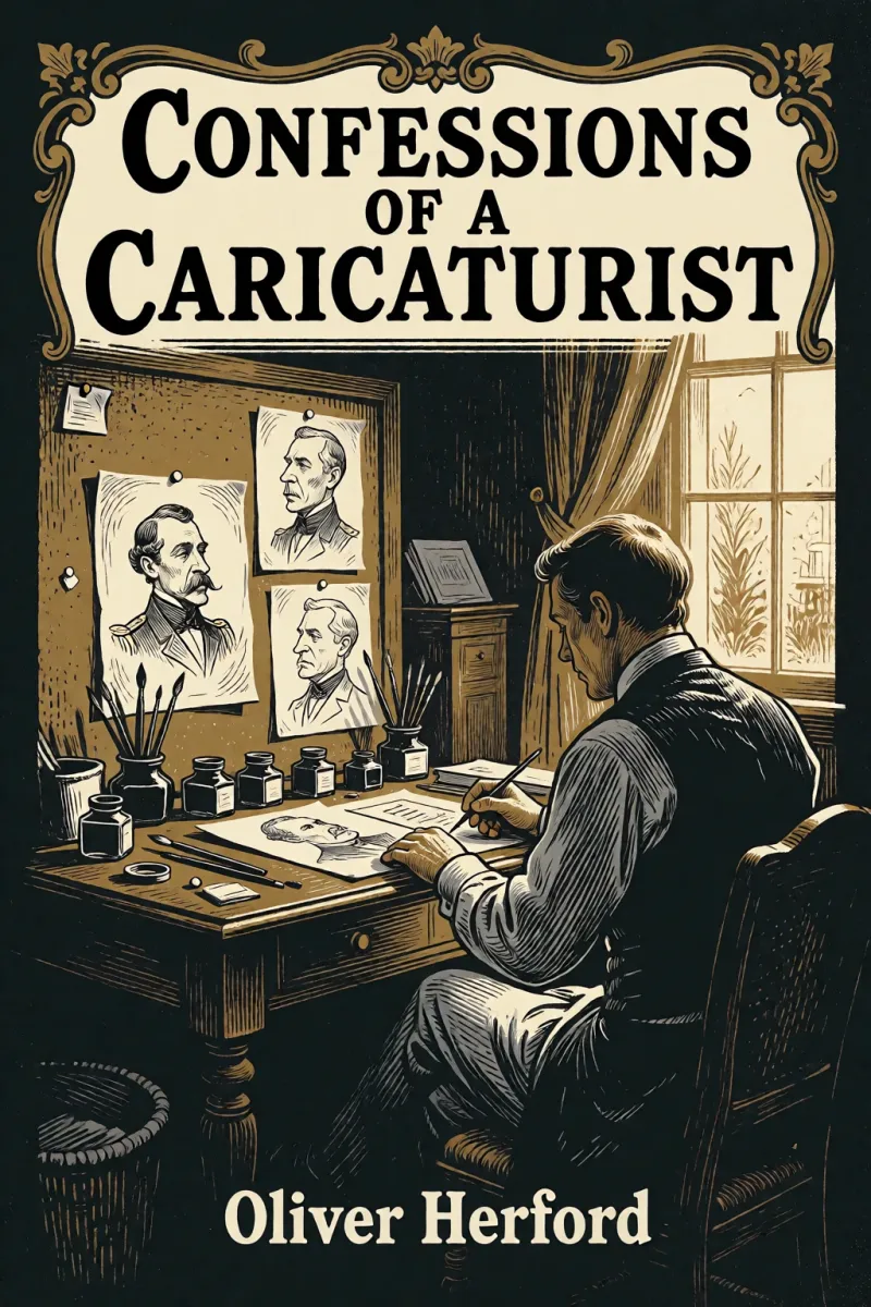 Cover of Confessions of a Caricaturist by Oliver Herford