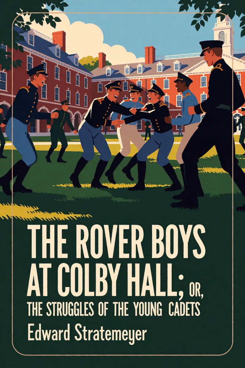 Cover of The Rover Boys at Colby Hall; or, The Struggles of the Young Cadets by Edward Stratemeyer