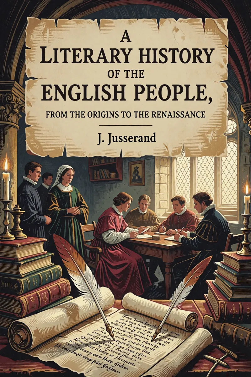 Cover of A Literary History of the English People, from the Origins to the Renaissance by J. Jusserand