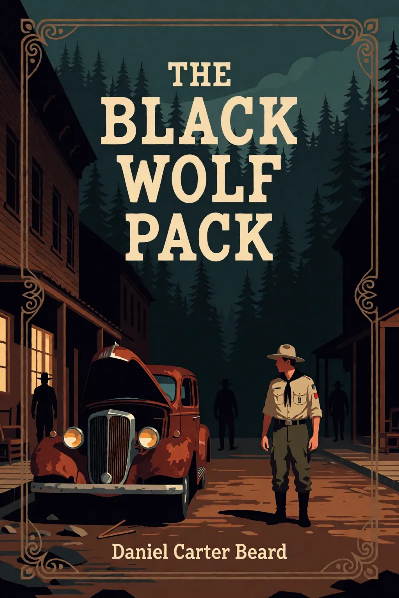 Cover of The Black Wolf Pack by Daniel Carter Beard