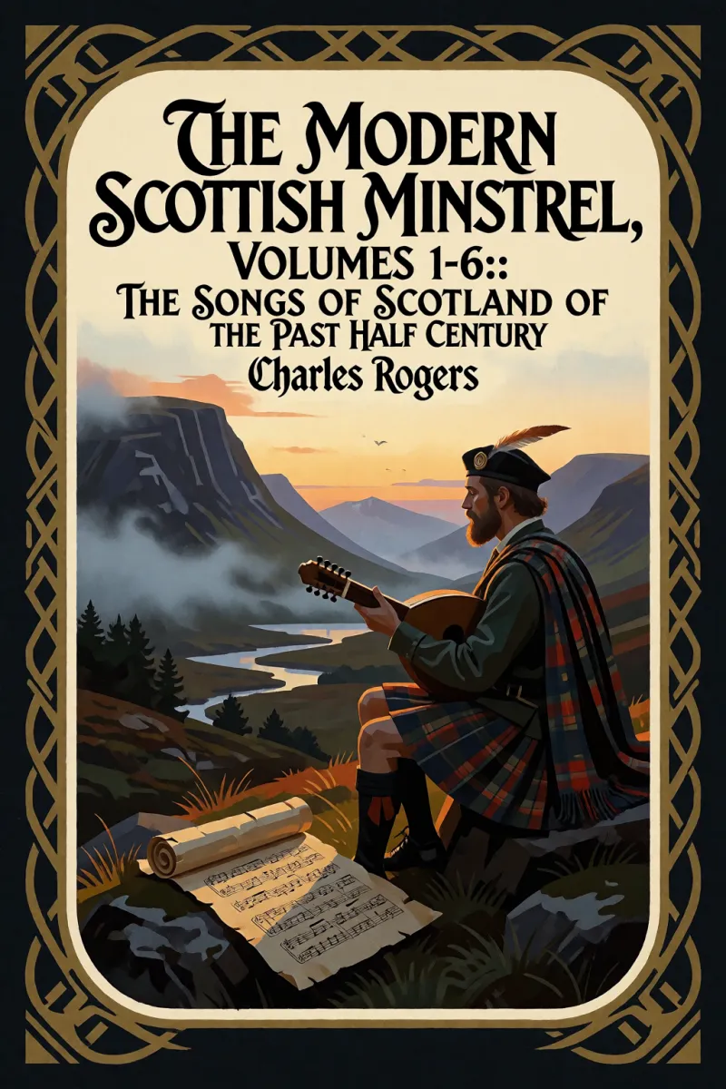 Cover of The Modern Scottish Minstrel, Volumes 1-6.: The Songs of Scotland of the Past Half Century by Charles Rogers