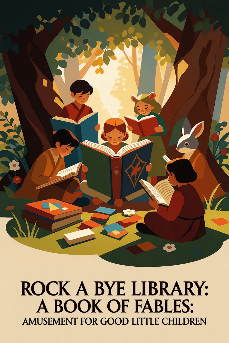 Cover of Rock A Bye Library: A Book of Fables: Amusement for Good Little Children by Unknown