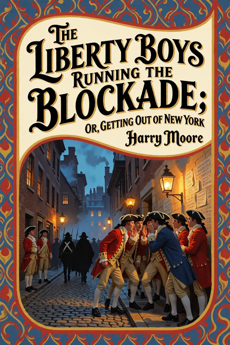 Cover of The Liberty Boys Running the Blockade; or, Getting Out of New York by Harry Moore
