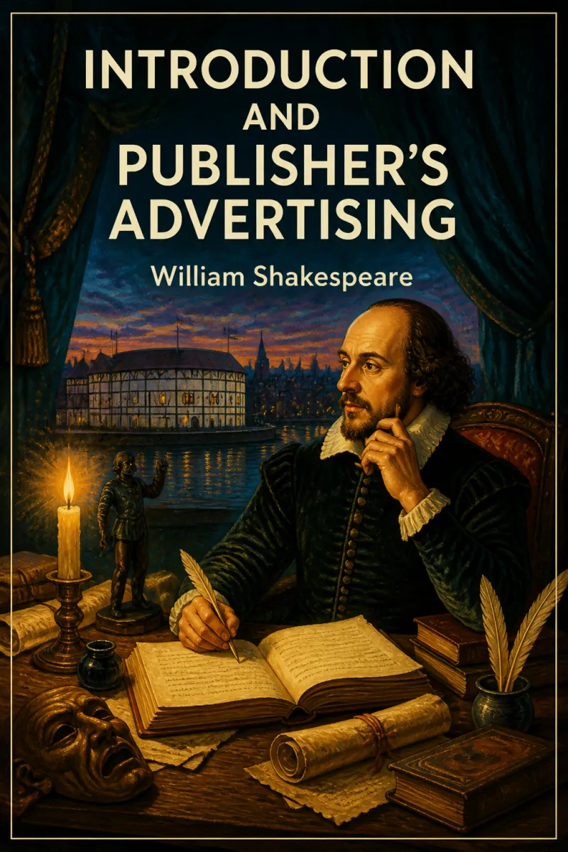 Cover of Introduction and Publisher's Advertising by William Shakespeare