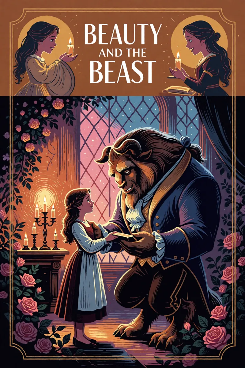Cover of Beauty and the Beast by Unknown