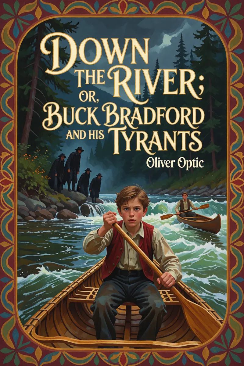 Cover of Down the River; Or, Buck Bradford and His Tyrants by Oliver Optic