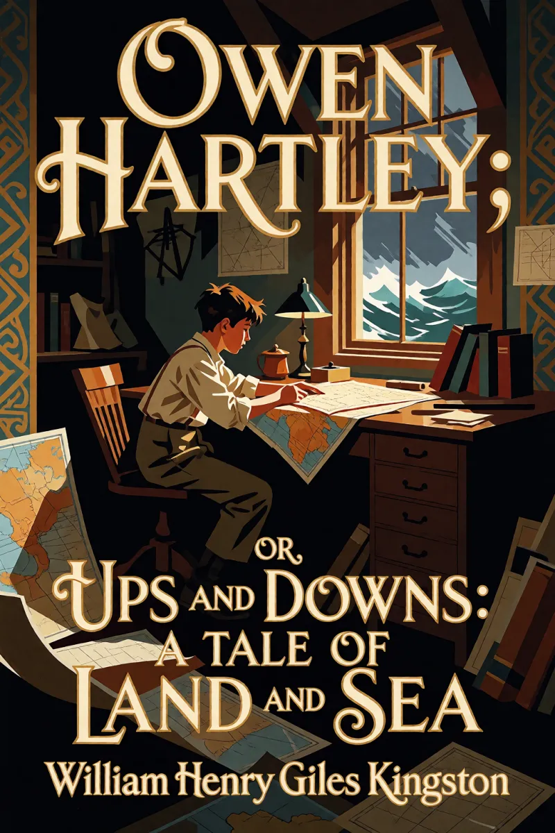 Cover of Owen Hartley; or, Ups and Downs: A Tale of Land and Sea by William Henry Giles Kingston
