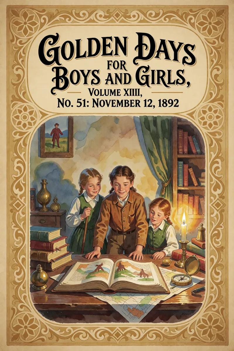Cover of Golden Days for Boys and Girls, Volume XIII, No. 51: November 12, 1892 by Various