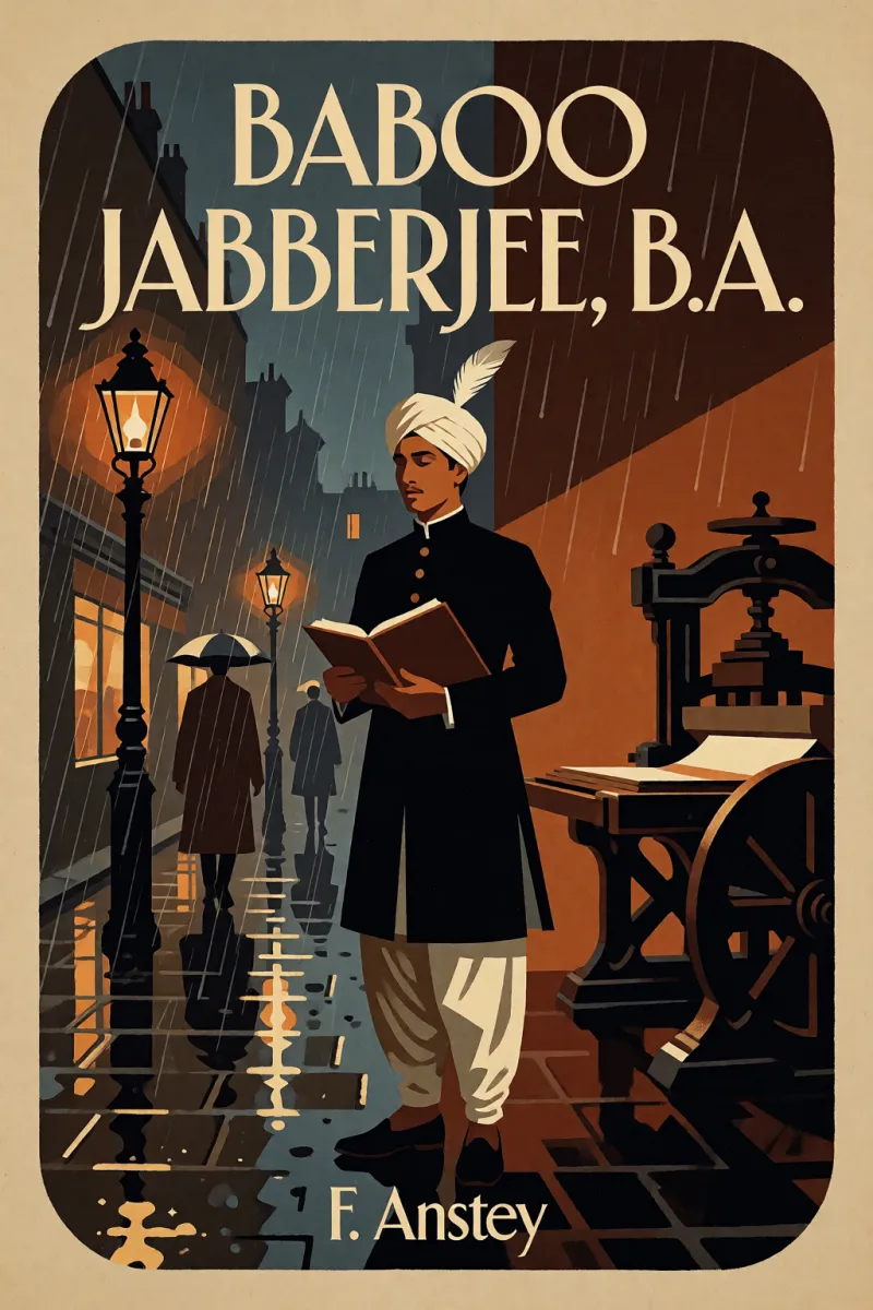 Cover of Baboo Jabberjee, B.A. by F. Anstey